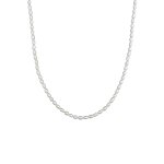Nenalina - femmes classique lgant avec perles de culture d'eau douce en argent sterling 925 colliers ...