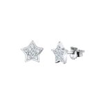 Nenalina - femmes clous d'oreilles motif toile en argent sterling 925 boucles d'oreilles 1 pieces female ...