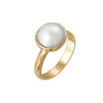 Nenalina - femmes elégant rond avec perle en argent sterling 925 bagues 1 pieces female Nenalina - femmes elégant rond avec perle en argent sterling 925 bagues 1 pieces female