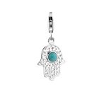 Nenalina - femmes hamsa pendentif main avec howlite pierres précieuses en argent sterling 925 charmes ... Nenalina - femmes hamsa pendentif main avec howlite pierres précieuses en argent sterling 925 charmes ...
