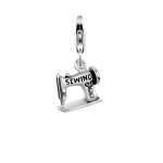 Nenalina - femmes machine  coudre pendentif en argent sterling 925 charmes et pendentifs 1 pieces female ...