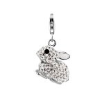 Nenalina - femmes pendentif lapin en argent sterling 925 charmes et pendentifs 1 pieces female