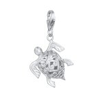 Nenalina - femmes pendentif mer plage tortue en argent sterling 925 charmes et pendentifs 1 pieces female ...