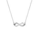 Nenalina - femmes signe de l'infini pendentif en argent sterling 925 colliers 1 pieces female