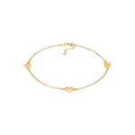 Nenalina - herzen verspielt strand sommer trend 925 silber chanes de cheville 1 pieces female