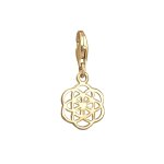 Nenalina - pendentif  breloques ornement fleur de vie en argent sterling 926 charmes et pendentifs 1 ...