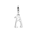 Nenalina - pendentif charm lettre en argent sterling 925 pour tous les s porte - charme et perle actuels ...