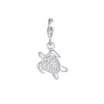Nenalina - pendentif pour dames tortue animal en 925 / 1000 argent massif charmes et pendentifs 1 pieces ...