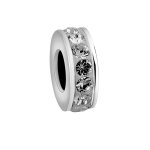 Nenalina - perle avec crystal blanc en argent sterling 925 charmes et pendentifs 1 pieces female