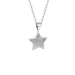 Nenalina - femmes pendentif toile bross en argent sterling 925 colliers 1 pieces female