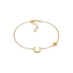 Nenalina - trfle en fer  cheval pour dames rglable avec mail en argent sterling 925 bracelets 1 pieces ...