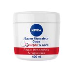 Nivea - crme visage corps et mains peaux trs seches et rugueuses crme et lait hydratant 400 ml unisex ...