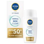 Nivea - derma skin clear - fluide uv solaire vis age fps 50 protection solaire 40 ml unisex Nivea - derma skin clear - fluide uv solaire vis age fps 50 protection solaire 40 ml unisex