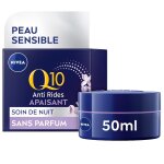 Nivea - q10 crme visage nuit anti - rides apaisante peau sensible crme de nuit 50 ml female