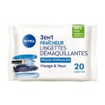 Nivea - visage & yeux fraîcheur 100% fibres végétales peaux normales démaquillant yeux 20 pieces female ... Nivea - visage & yeux fraîcheur 100% fibres végétales peaux normales démaquillant yeux 20 pieces female ...