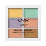 Nyx professional makeup - palette 3c camoufler, corriger, accentuer anti - cerne 1. 5 g marron clair ...