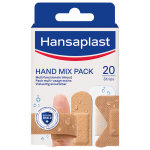Hansaplast pansements pansements mix - pack mains x20 - 5 formats