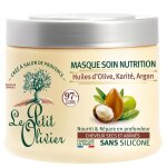 Le petit olivier - masque soin nutrition huiles d'olive, karit, argan masque et cure cheveux 330 ml ...