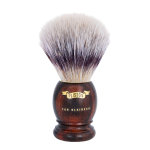Plisson blaireau ebne de macassar - fibre faon'blanc haute montagne'