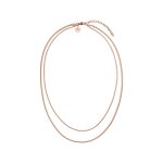 Purelei - two layers double chane 100% acier inoxydable colliers 1 pieces female