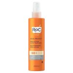 Roc - roc soleil protect lait corps spf50 + haute tolerence 200ml protection solaire unisex