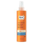 Roc - roc soleil protect lait corps spray hydratant spf30 + 200ml protection solaire unisex
