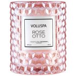 Voluspa roses bougie cloche rose otto