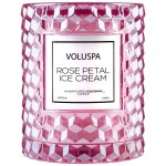 Voluspa roses bougie cloche rose petal ice cream