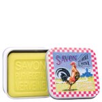 La savonnerie de nyons - savon 100g verveine et bote mtal coq unisex