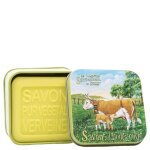 La savonnerie de nyons - savon 100g verveine et bote mtal vaches unisex