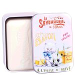 La savonnerie de nyons - savon 200g fleur de coton et boîte métal chat persan unisex La savonnerie de nyons - savon 200g fleur de coton et boîte métal chat persan unisex