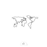 Sioou - carte du monde maquillage pour le corps 1 pieces female Sioou - carte du monde maquillage pour le corps 1 pieces female
