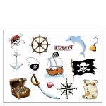 Sioou - mini piraterie maquillage pour le corps 1 pieces unisex