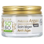 So bio tic - soin lger anti - ge nuit, prcieux argan crme visage 50 ml unisex