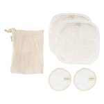 Soeco - set de 4 disques & lingettes nettoyantes dmaquillantes dmaquillant yeux 4 pieces unisex