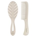 Soeco - set de coiffure brosse dmlante et peigne naturels coffrets soin cheveux 2 pieces unisex