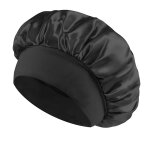 Soho - safiya bonnet en satin serre - ttes et bandeaux 1 pieces noir unisex