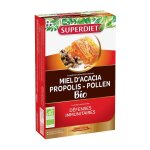 Superdiet - miel d'acacia propolis pollen bio vitamines 300 g unisex