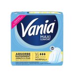 Vania - serviettes hyginiques[[, ]] maxi confort[[, ]] normal + [[, ]] hygine intime 1 pieces female ...