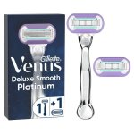 Venus rasoirs venus deluxe platinum rasoir - 2lames