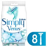 Venus rasoirs jetables gillette simply venus2 rasoirs jetablespour femme, lot de8