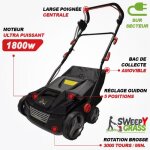 Hoover brosse  aspirante  lectrique pour gazon synthtique