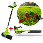 Kit entretien complet pro - brosse kino + souffleur de feuilles sans fil