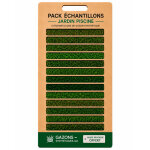 Pack �chantillons de 13 gazons synth�tiques jardin - piscine + 1 guide pratique offert