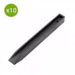 Piquet en pvc gris pour latte (par 10)