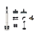 Aspirateur balai samsung bespoke ai jet lite - complete extra - blanc - 280 aw - 3 brosses 2 batteries ...