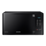 Micro - ondes samsung solo 23l, dconglation quick defrost - ms23k3513ak