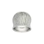 Bague acier incurv�e raynur�e