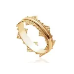 Bague femme, anneau dor, motif oriental - voyage