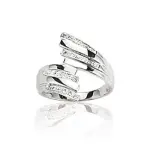 Bague femme en diamants et or blanc 18 cts - orléans Bague femme en diamants et or blanc 18 cts - orléans